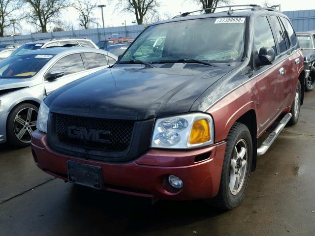 1GKDS13S962187173 - 2006 GMC ENVOY BURGUNDY photo 2