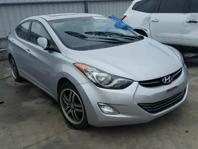 KMHDH4AE5CU228855 - 2012 HYUNDAI ELANTRA GL SILVER photo 1