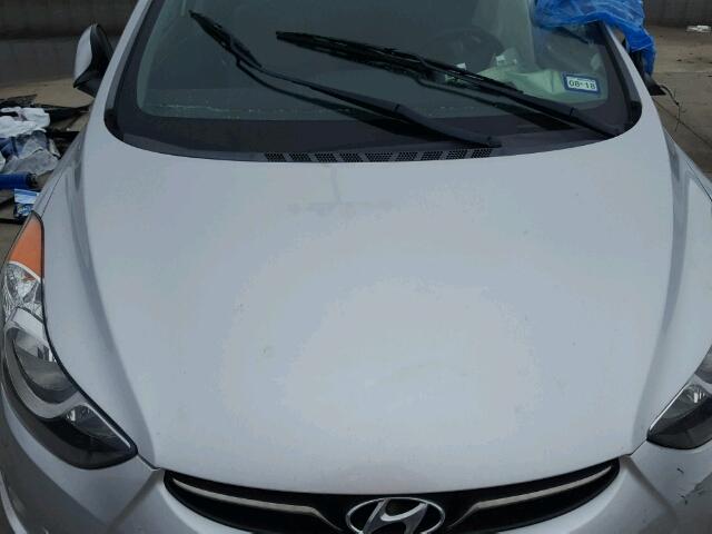 KMHDH4AE5CU228855 - 2012 HYUNDAI ELANTRA GL SILVER photo 7