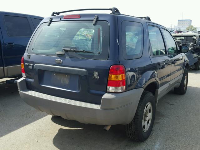 1FMYU01152KB45262 - 2002 FORD ESCAPE XLS BLUE photo 4