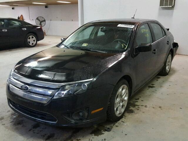 3FAHP0HA7BR161899 - 2011 FORD FUSION SE BLACK photo 2