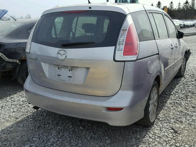 JM1CR293890349013 - 2009 MAZDA 5 SILVER photo 4