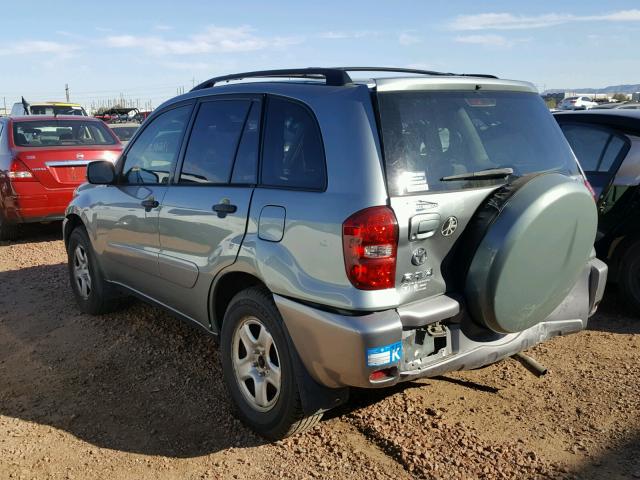 JTEHD20V050043321 - 2005 TOYOTA RAV4 SILVER photo 3