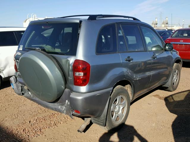 JTEHD20V050043321 - 2005 TOYOTA RAV4 SILVER photo 4