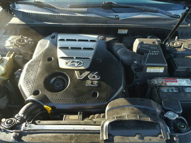 5NPEU46F26H042498 - 2006 HYUNDAI SONATA GLS BLUE photo 7