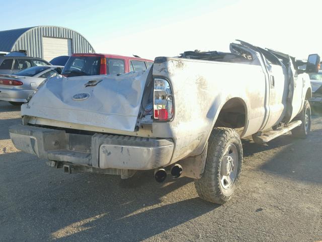 1FTSW21R78EA47394 - 2008 FORD F250 SUPER SILVER photo 4