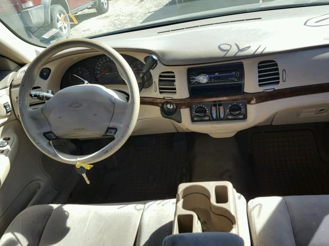 2G1WF55E549284126 - 2004 CHEVROLET IMPALA 黑色 照片 9