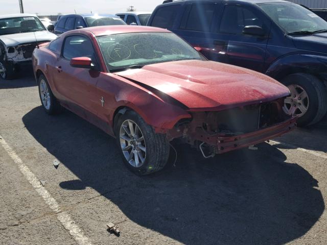 1ZVBP8AN3A5180850 - 2010 FORD MUSTANG RED photo 1