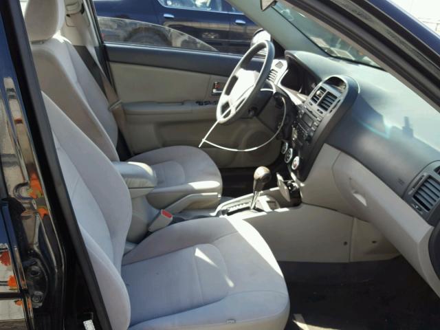 KNAFE222695662698 - 2009 KIA SPECTRA EX BLUE photo 5