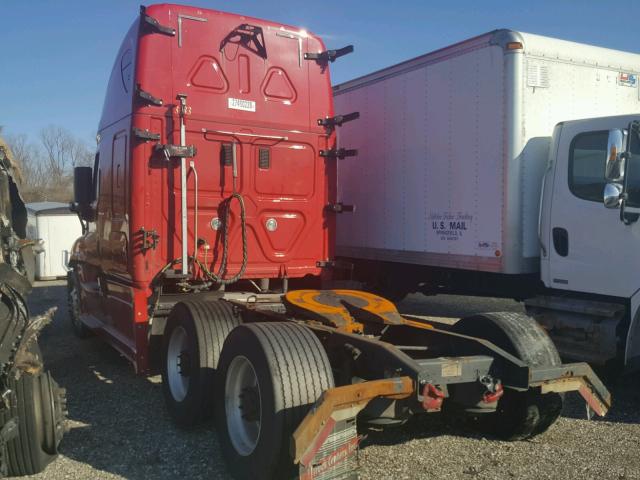 3AKJGLD57FSGE1205 - 2015 FREIGHTLINER CASCADIA 1 RED photo 3