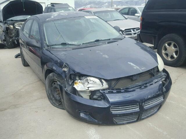 1B3EL36X92N284920 - 2002 DODGE STRATUS SE BLUE photo 1