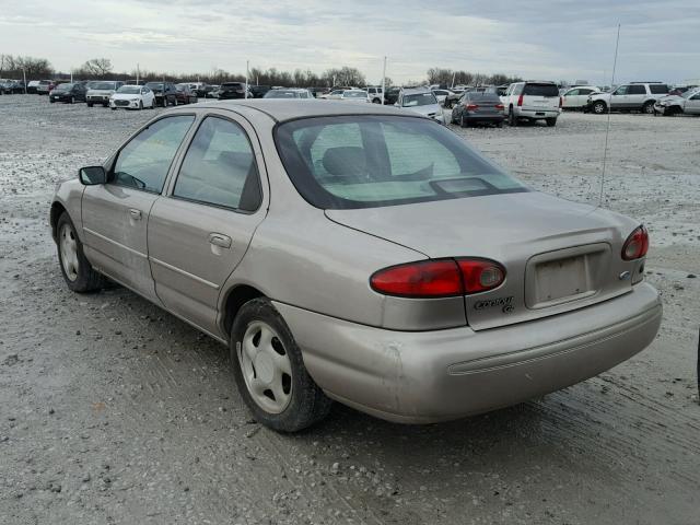 1FALP66L6TK124558 - 1996 FORD CONTOUR LX TAN photo 3