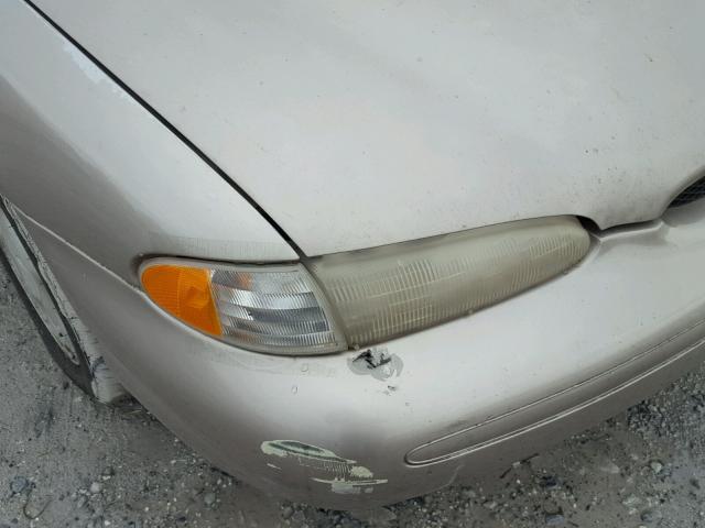 1FALP66L6TK124558 - 1996 FORD CONTOUR LX TAN photo 9