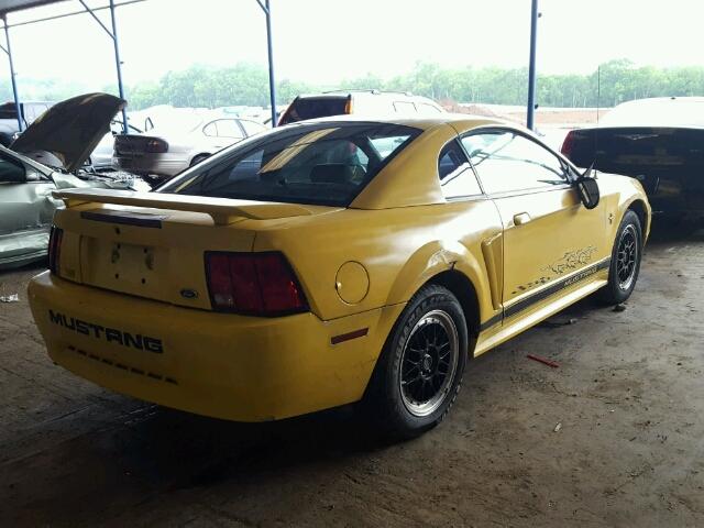 1FAFP40482F166112 - 2002 FORD MUSTANG YELLOW photo 4
