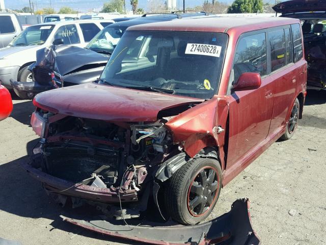 JTLKT324364102593 - 2006 TOYOTA SCION XB 勃艮第红 照片 2
