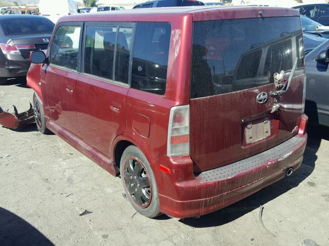 JTLKT324364102593 - 2006 TOYOTA SCION XB 勃艮第红 照片 3