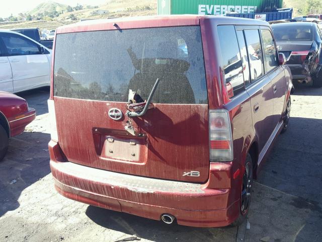 JTLKT324364102593 - 2006 TOYOTA SCION XB 勃艮第红 照片 4