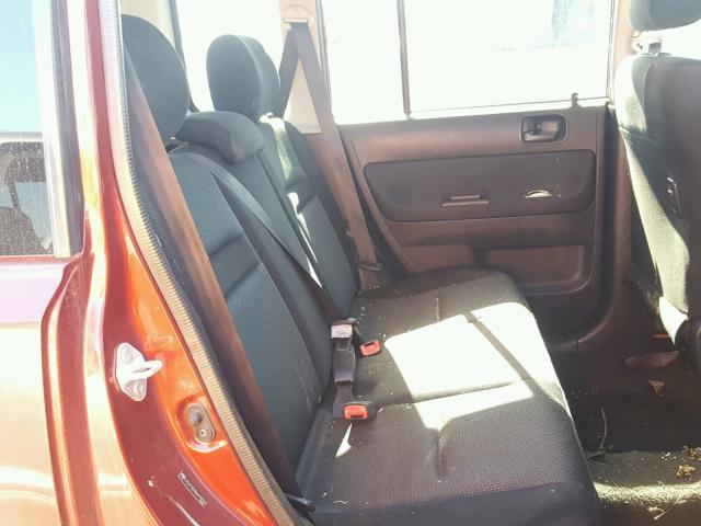 JTLKT324364102593 - 2006 TOYOTA SCION XB BURGUNDY photo 6