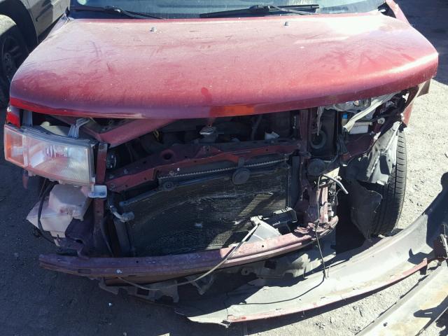 JTLKT324364102593 - 2006 TOYOTA SCION XB BURGUNDY photo 7