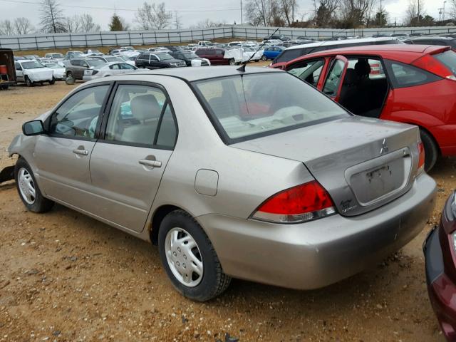 JA3AJ26E64U015793 - 2004 MITSUBISHI LANCER ES SILVER photo 3