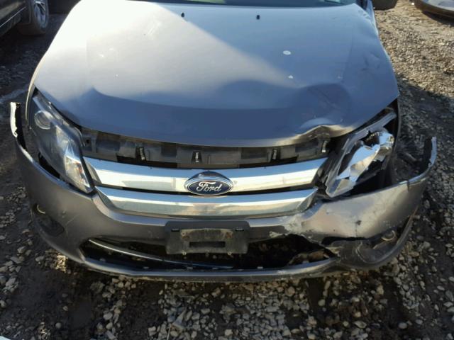 3FAHP0HA8AR142597 - 2010 FORD FUSION GRAY photo 7