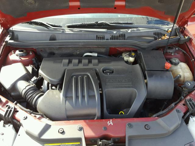 1G1AL15F877406701 - 2007 CHEVROLET COBALT LT BURGUNDY photo 7