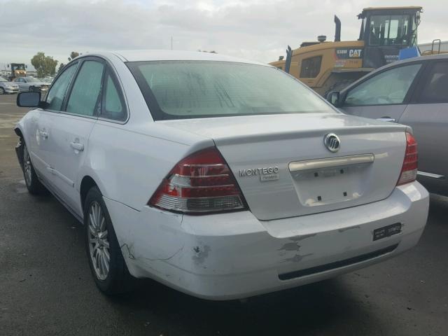 1MEFM421X5G617155 - 2005 MERCURY MONTEGO PR WHITE photo 3