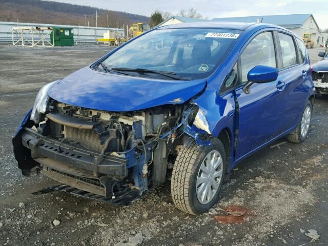 3N1CE2CP9FL359459 - 2015 NISSAN VERSA NOTE BLUE photo 2