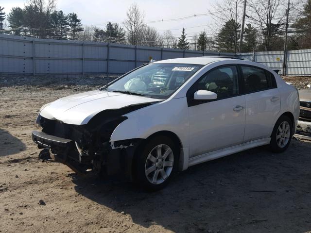 3N1AB6AP3BL690414 - 2011 NISSAN SENTRA 2.0 WHITE photo 2