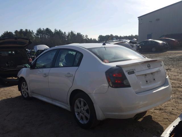 3N1AB6AP3BL690414 - 2011 NISSAN SENTRA 2.0 WHITE photo 3