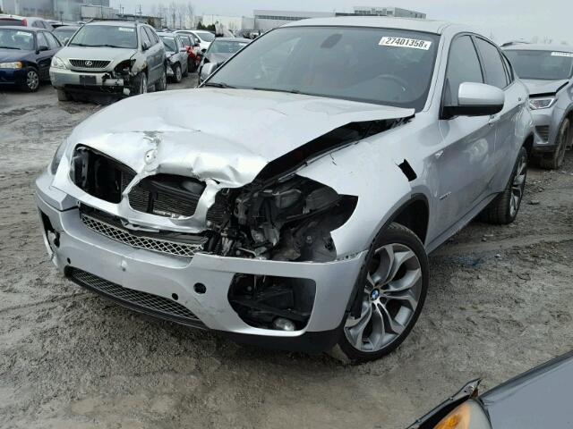 5UXFG2C51DL785365 - 2013 BMW X6 XDRIVE3 SILVER photo 2