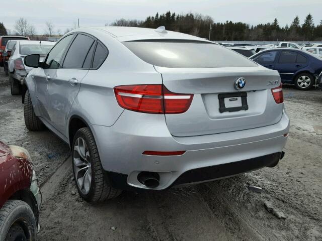 5UXFG2C51DL785365 - 2013 BMW X6 XDRIVE3 SILVER photo 3