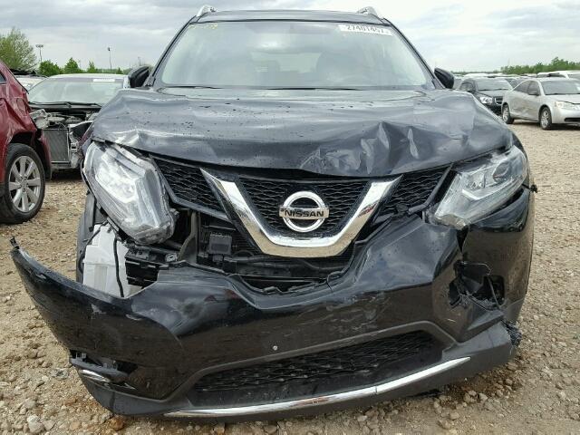 5N1AT2MT8FC832605 - 2015 NISSAN ROGUE S BLACK photo 9