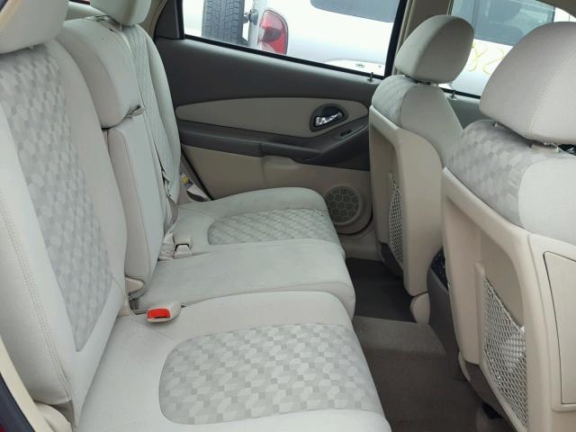 1G1ZT64835F228136 - 2005 CHEVROLET MALIBU MAX 红色 照片 6