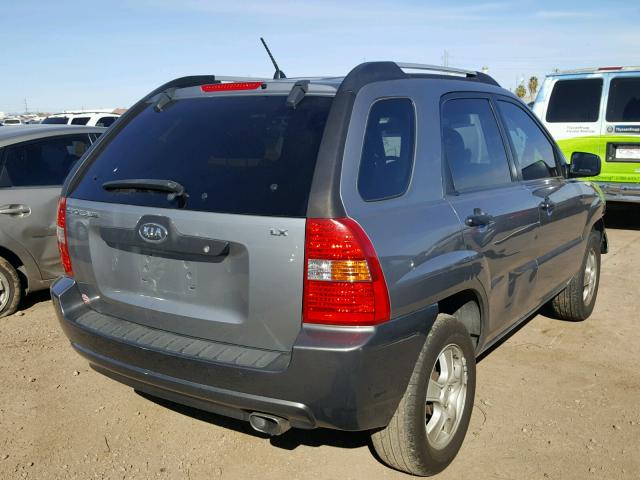 KNDJF724767161800 - 2006 KIA NEW SPORTA CHARCOAL photo 4