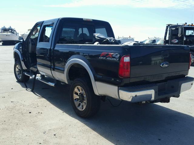 1FTSW21R38EA32763 - 2008 FORD F250 SUPER BLACK photo 3