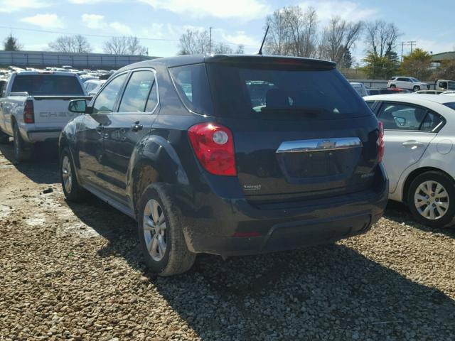 2GNALAEK8E6108075 - 2014 CHEVROLET EQUINOX LS BLACK photo 3