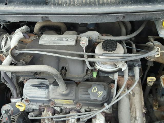 2C4GP44R05R512560 - 2005 CHRYSLER TOWN & COU BLUE photo 7