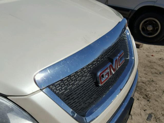 1GKER33707J171278 - 2007 GMC ACADIA SLT თეთრი ფოტო 9