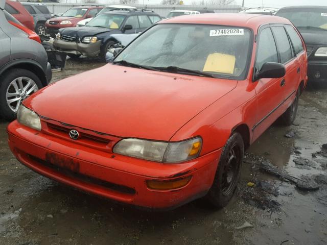 JT2EB02E1T0112599 - 1996 TOYOTA COROLLA BA RED photo 2