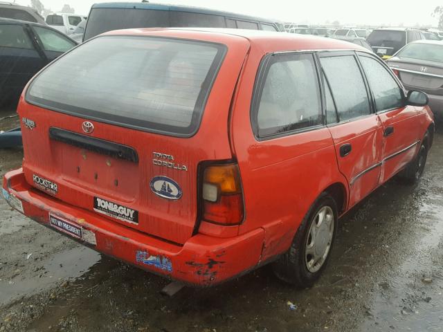 JT2EB02E1T0112599 - 1996 TOYOTA COROLLA BA RED photo 4