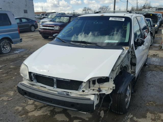 2FMZA57451BA76755 - 2001 FORD WINDSTAR S WHITE photo 2