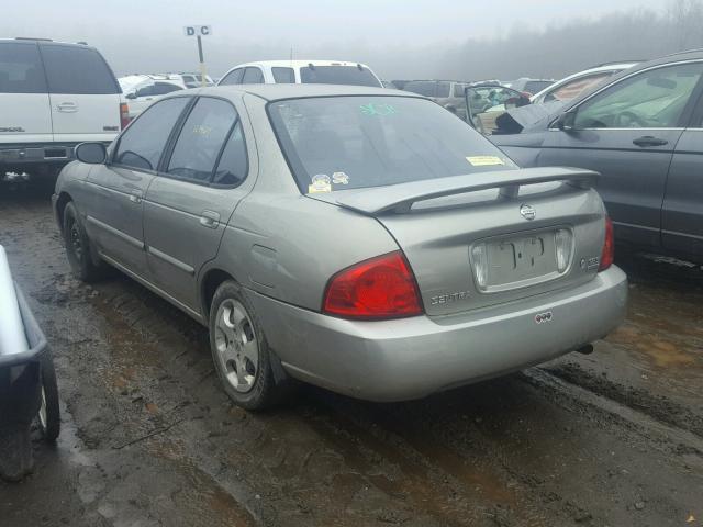 3N1CB51DX6L638275 - 2006 NISSAN SENTRA 1.8 TAN photo 3