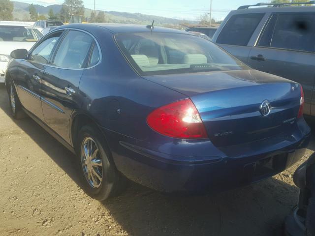 2G4WC582061211034 - 2006 BUICK LACROSSE C BLUE photo 3