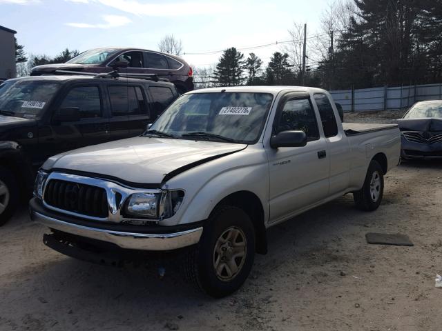 5TEVL52N01Z793322 - 2001 TOYOTA TACOMA XTR SILVER photo 2