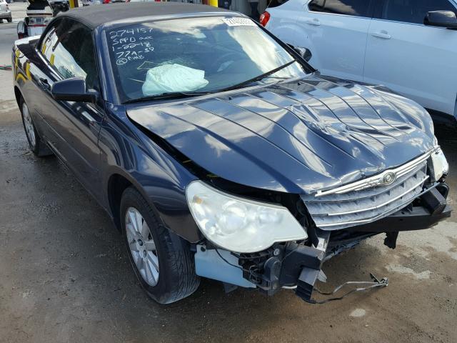 1C3LC45K38N224274 - 2008 CHRYSLER SEBRING BLUE photo 1