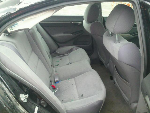 19XFA1F85AE048726 - 2010 HONDA CIVIC EX შავი ფოტო 6