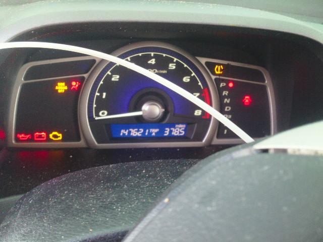 19XFA1F85AE048726 - 2010 HONDA CIVIC EX შავი ფოტო 8