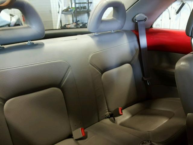 3VWCB21C81M446212 - 2001 VOLKSWAGEN NEW BEETLE 红色 照片 6