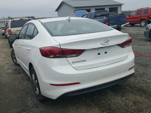 5NPD84LF2HH156847 - 2017 HYUNDAI ELANTRA SE WHITE photo 3